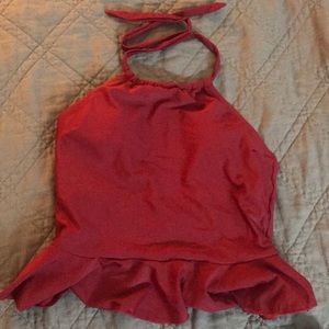 Swimsuit, Shein, Peplum Swimsuit, Tankini